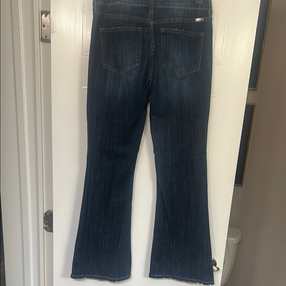 KanCan Dark Blue Flare Jeans - Picture 2 of 2